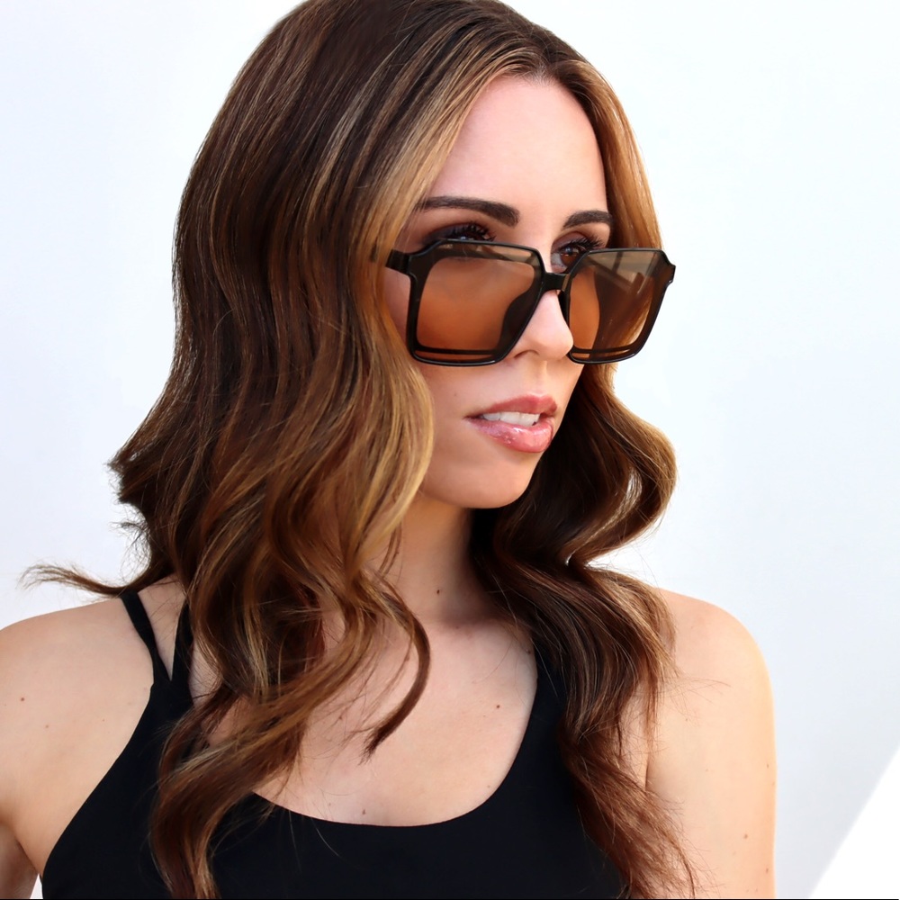 BrownTranslucent Sunglasses - Picture 4 of 5